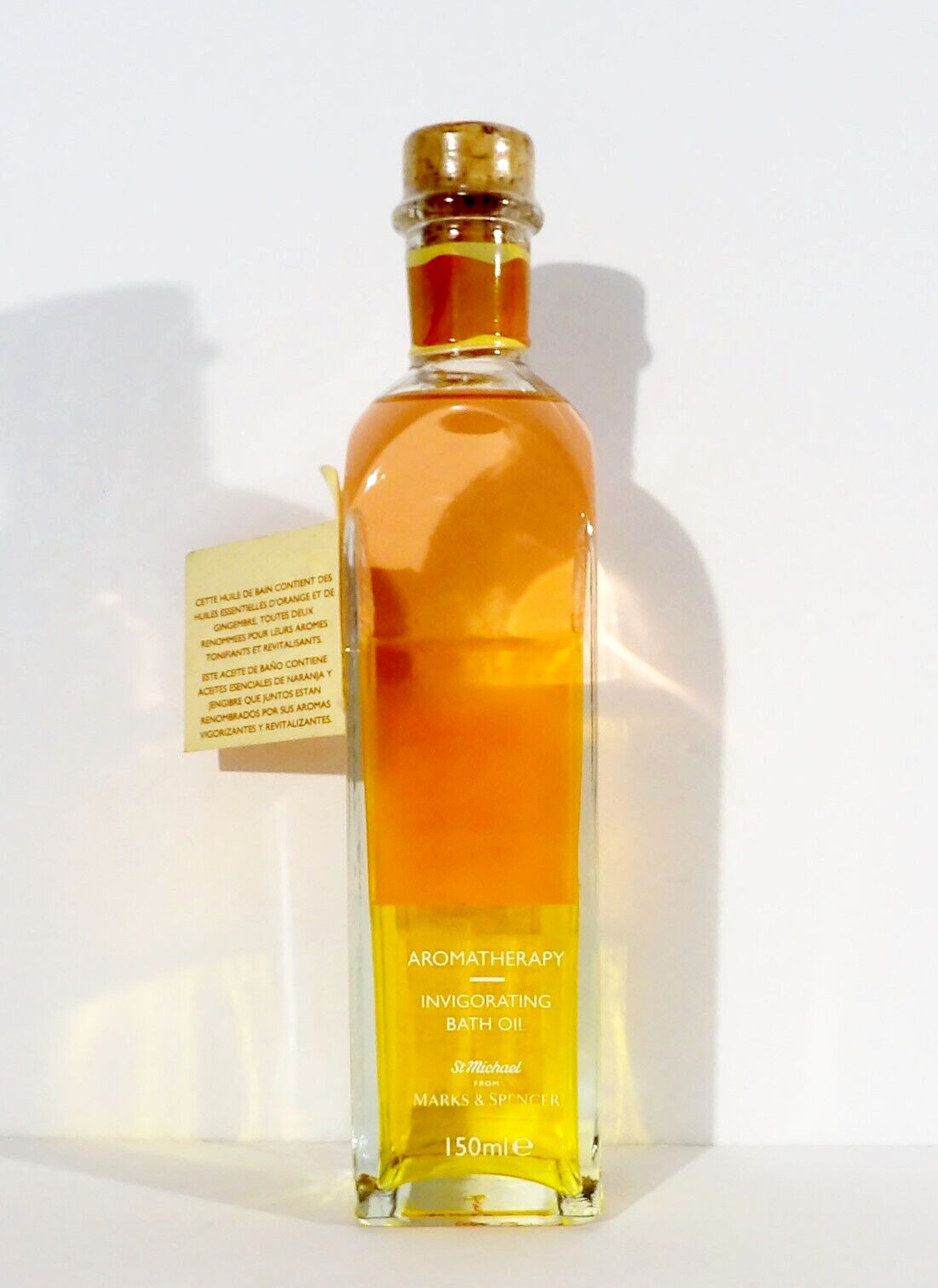 Vtg St Michael Aromatherapy Invigorating Bath Oil 5oz Marks & Spencer SEALED