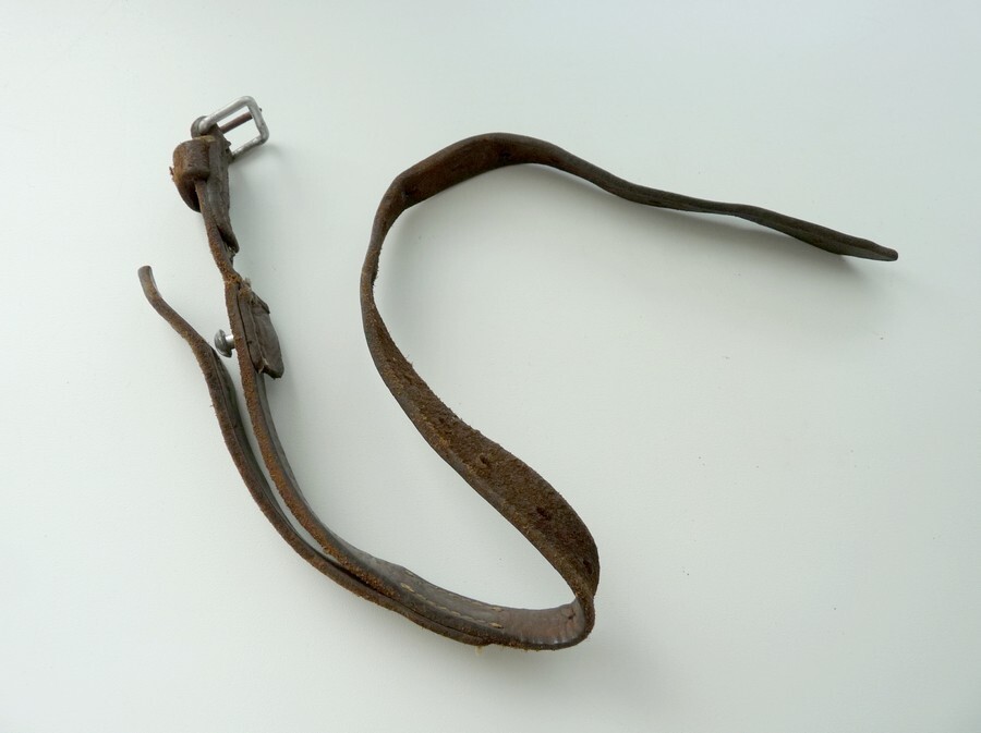 Prewar original brown EQUIPMENT STRAP 1938 (Mantelriemen) Wehrmacht WH belt