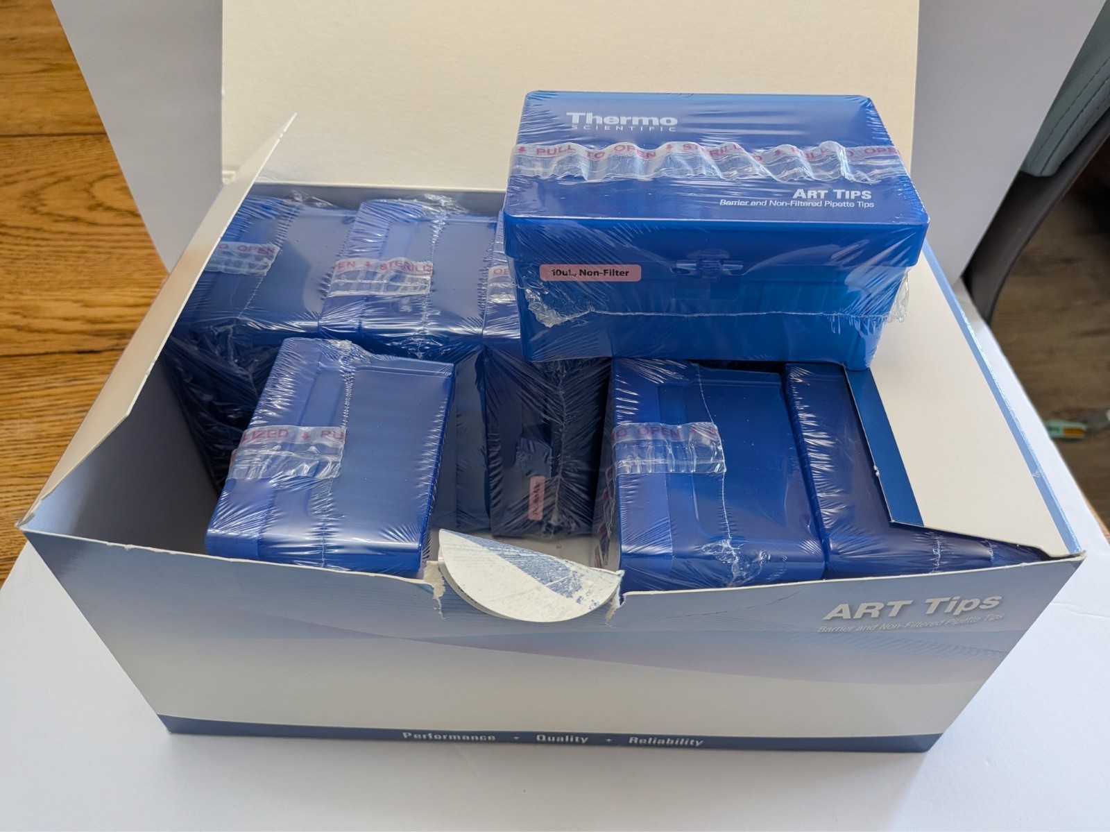 9 boxes STERILE,  Extra long, 10 ul Pipette Tips, Gilson, Finnpipette, & more