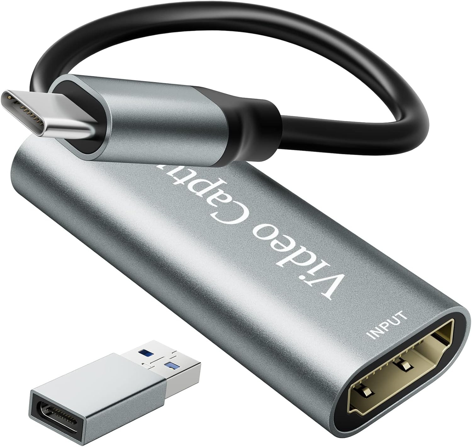 VIXLW Video Capture Card, USB3.0 HDMI to USB C Capture Card, 4K 1080P 60FPS, ...