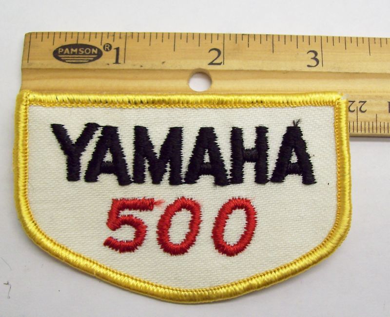 YAMAHA 500 PATCH SC SR TT TX WR XS XT ATV YFM AHRMA NOS
