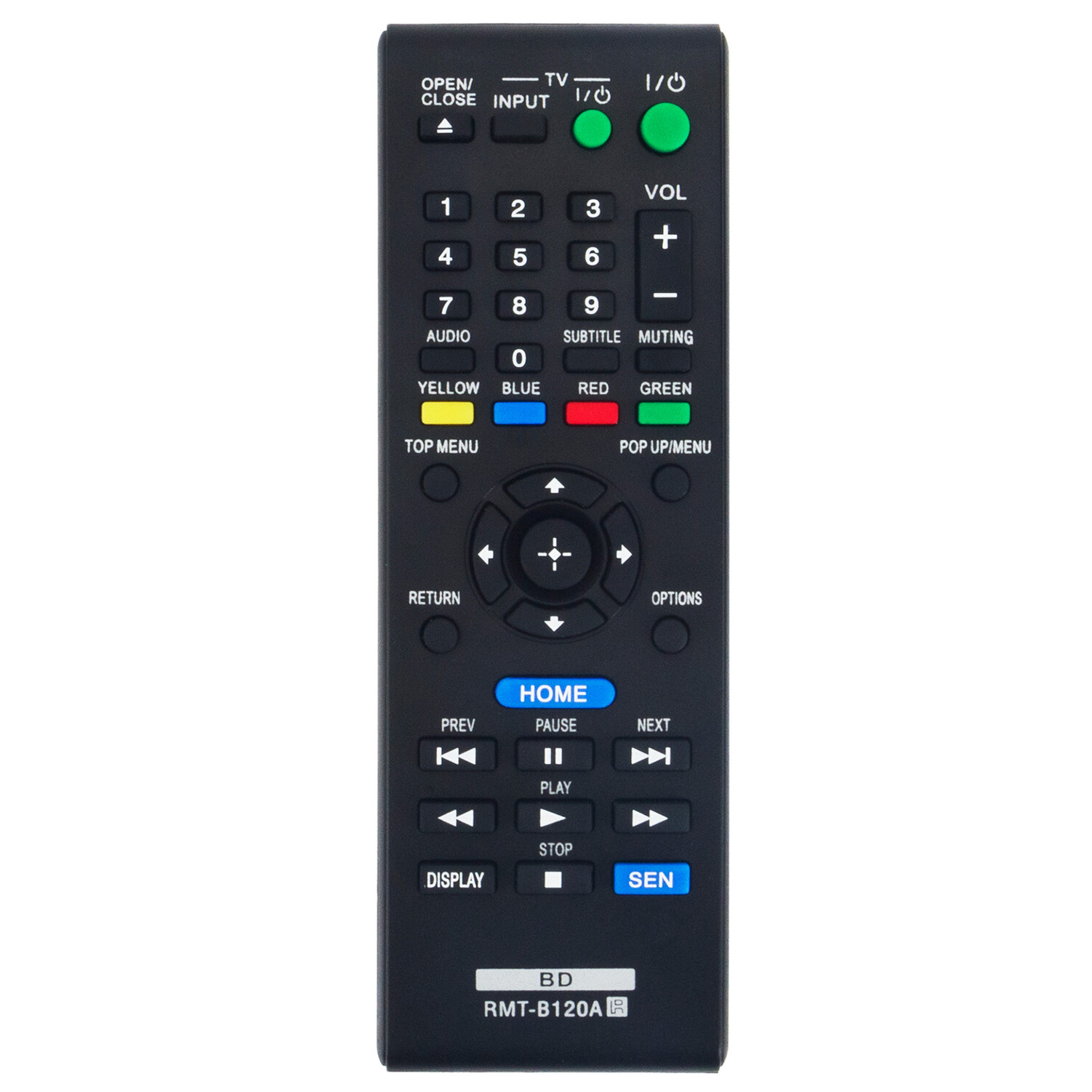 RMT-B120A Replace Remote for Sony Blu-ray BDP-S590 BDP-S390 BDP-S4100 BDP-S490
