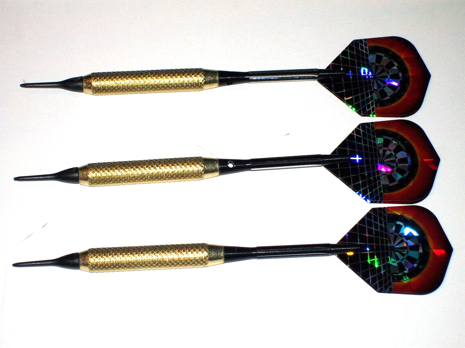 Soft Tip Darts, 18 Gram Brass New, with Aluminum Shafts #1020