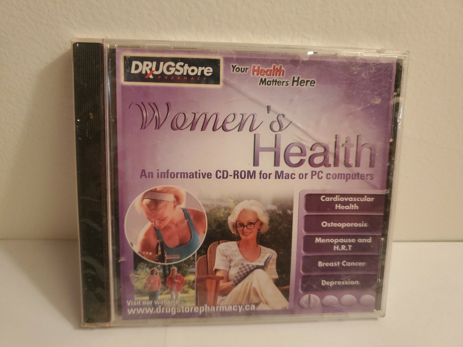DrugStore Pharmacy: Women's Health Informative CD-Rom (1996, Macromedia) New
