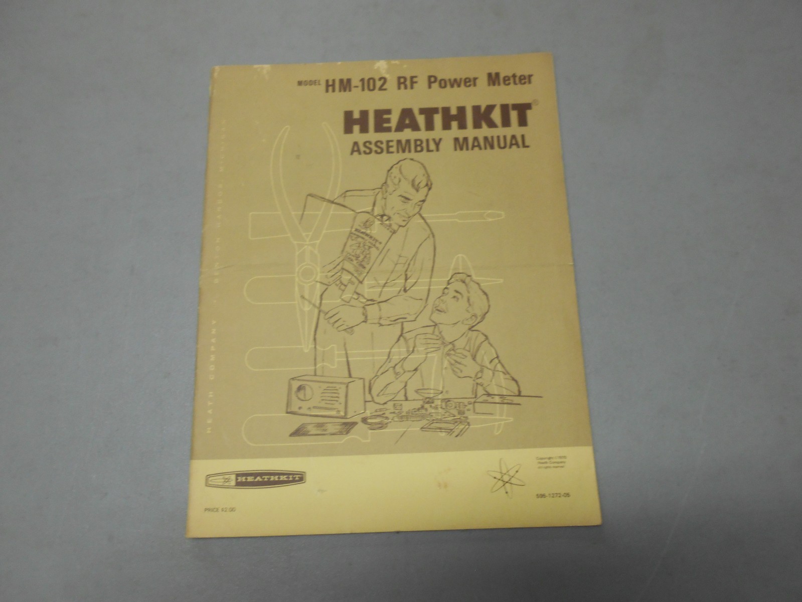 Heathkit Assembly Manual for HM-102 RF Power Meter (1970)