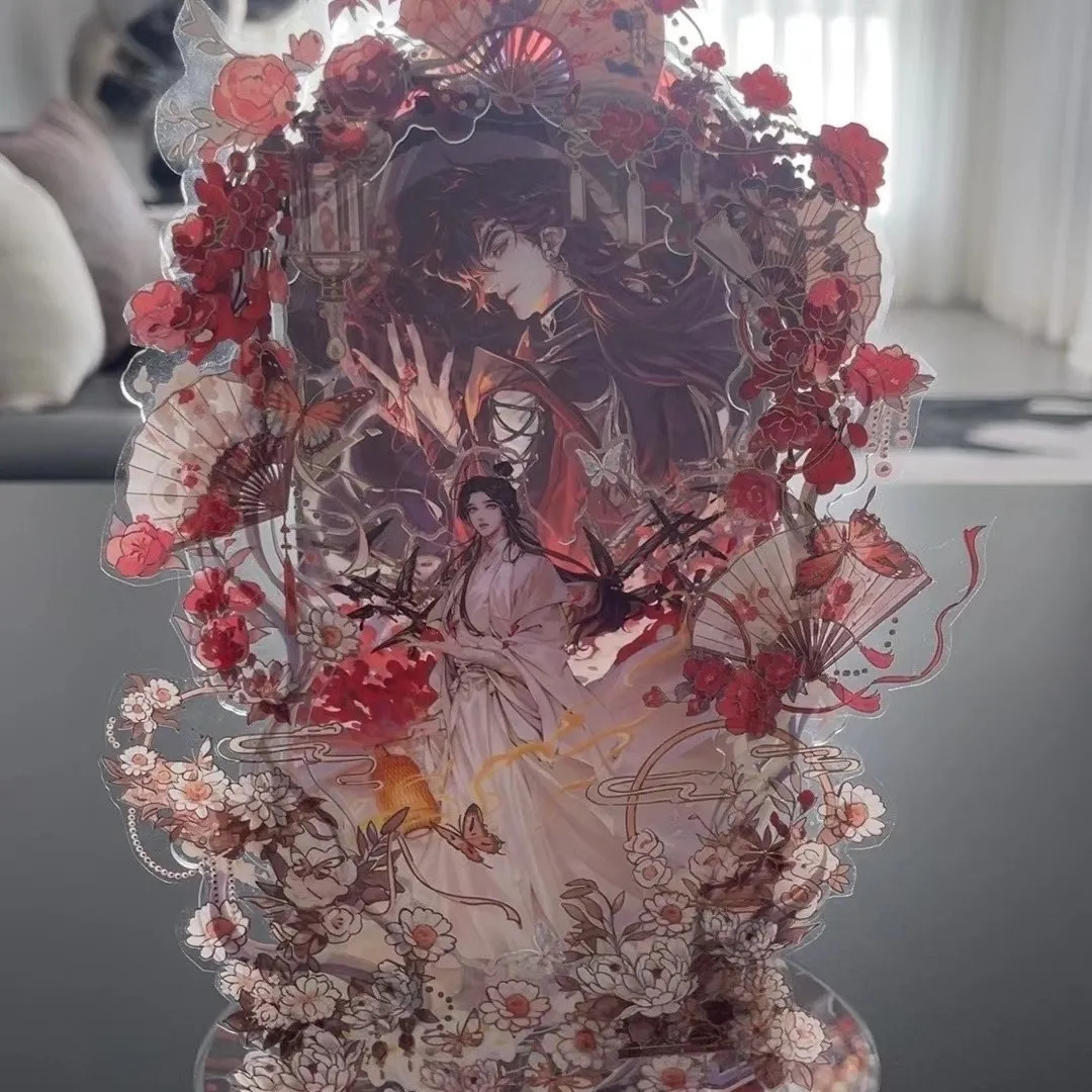 Heaven Official's Blessing Hua Cheng Acrylic Stand Figure Display Plate Desktop