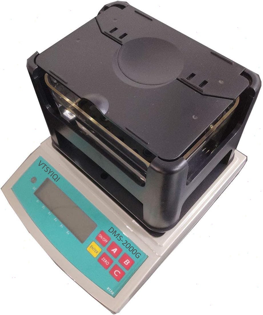 Solid Rubber Density Meter with Maximum Weight 2000g Resolution 0.001g/cm³