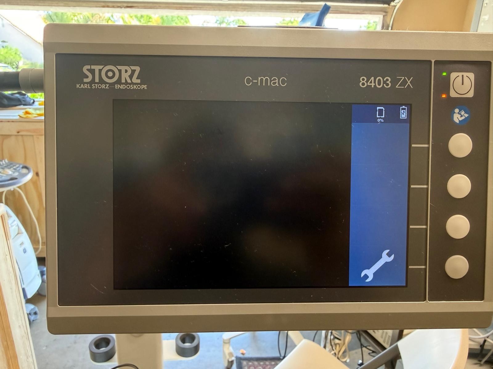 Karl Storz C-MAC 8403 ZX Video Laryngoscope Monitor w/ Power Supply