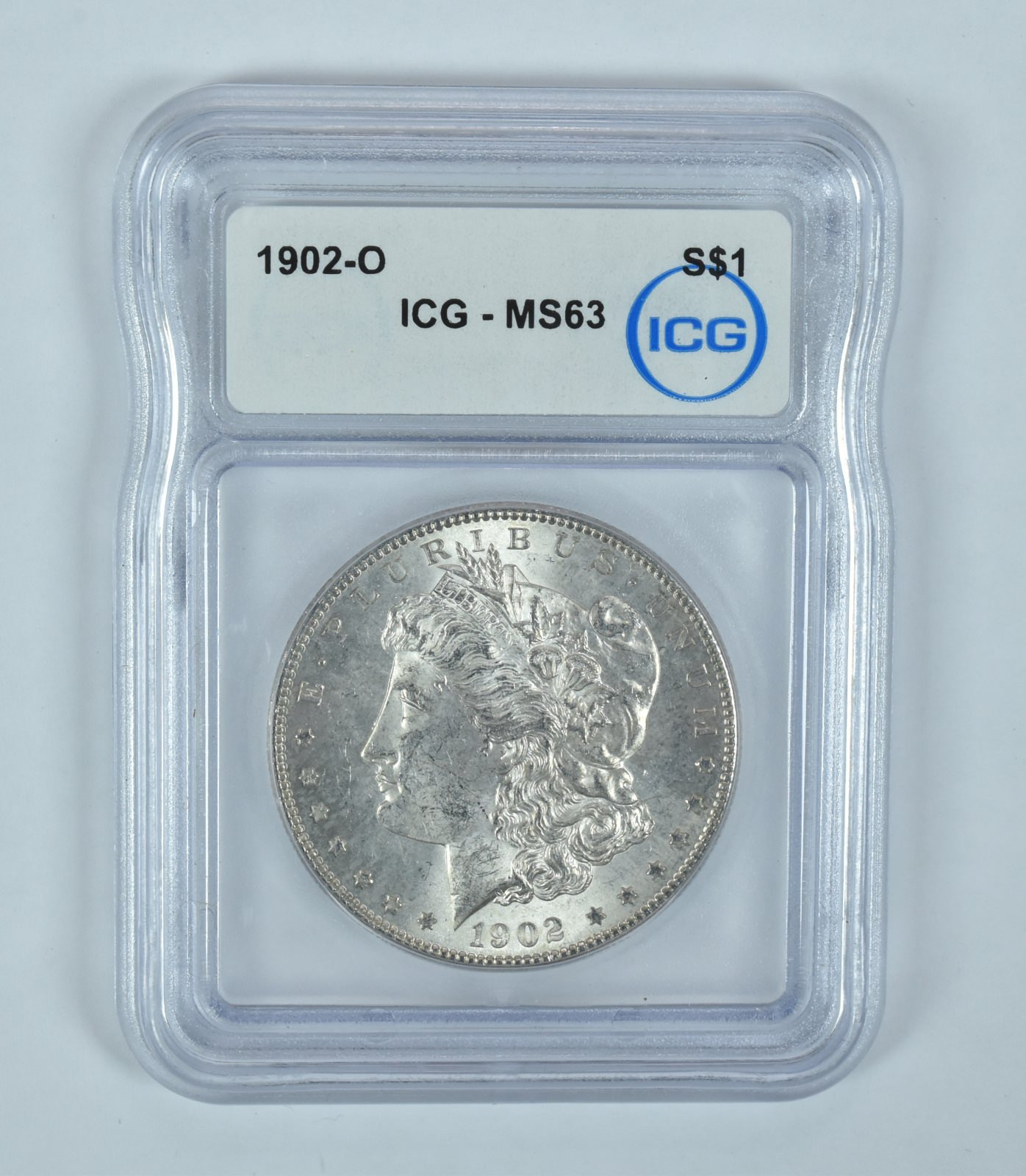1902-O Morgan Silver Dollar MS63 ICG