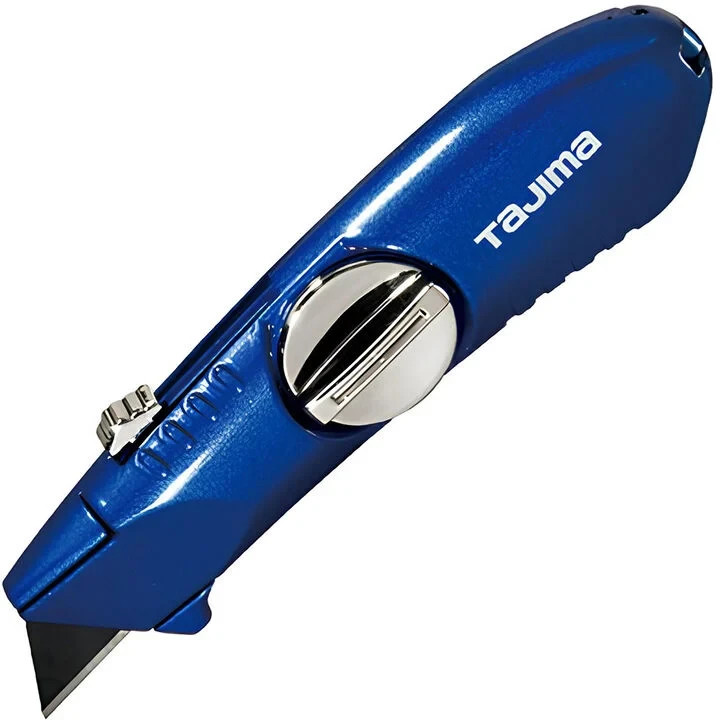 Tajima Blue Retractable Blade One Piece Premium Utility Knife