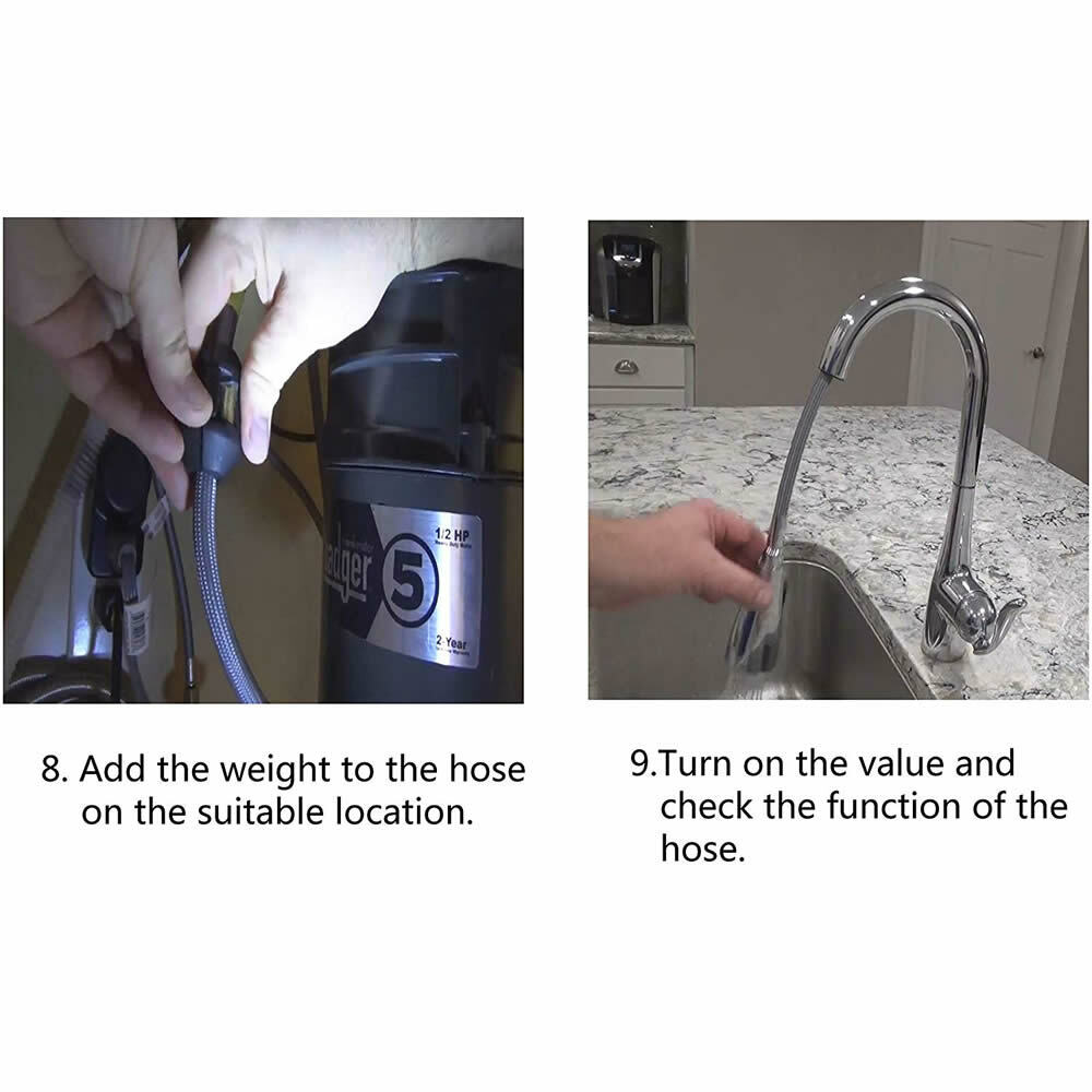 Pulldown Hose Replacement 150259 Kitchen faucet Pull Down Spray Hose Kit