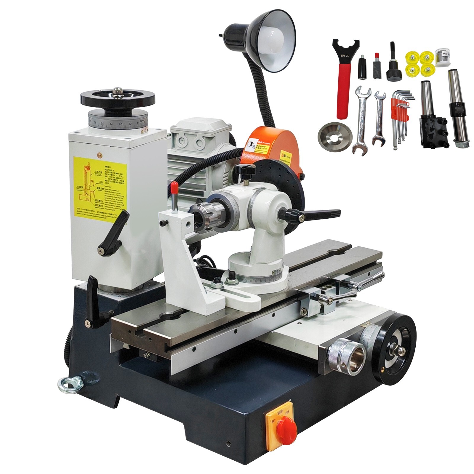 Universal Tool Grinding Machine 220V Sharpening Grinder for Metal Process2800RPM