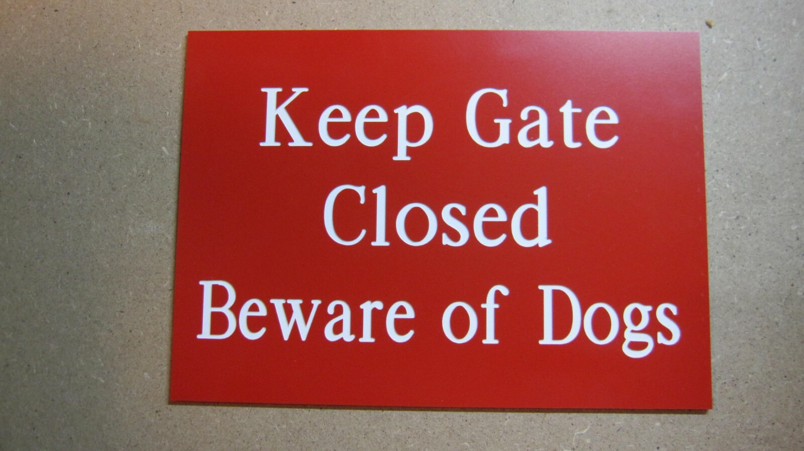 Custom Engraved Personalized Plastic Sign - new - 3"x5"