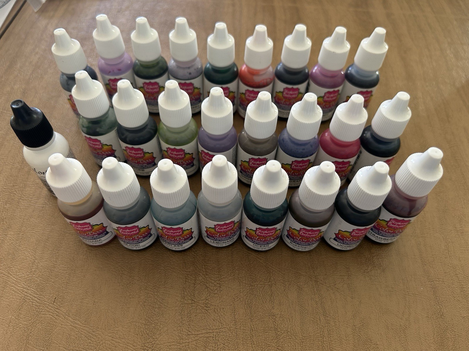 Lot Of  26 Color Box Stephanie Bernard  Ink Refills