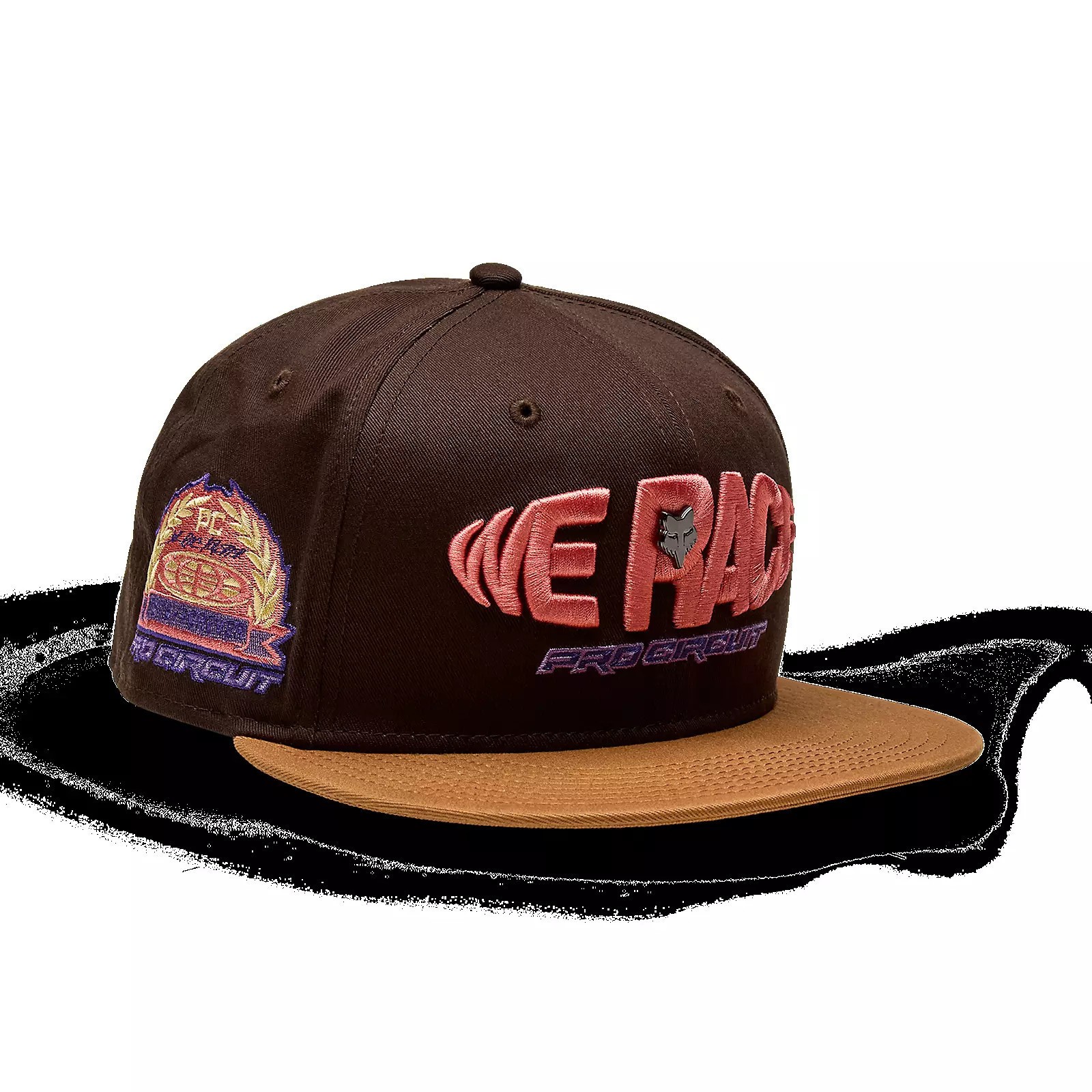 Fox Racing Pro Circuit 9FIFTY Snapback Hat, OS, Cocoa Brown