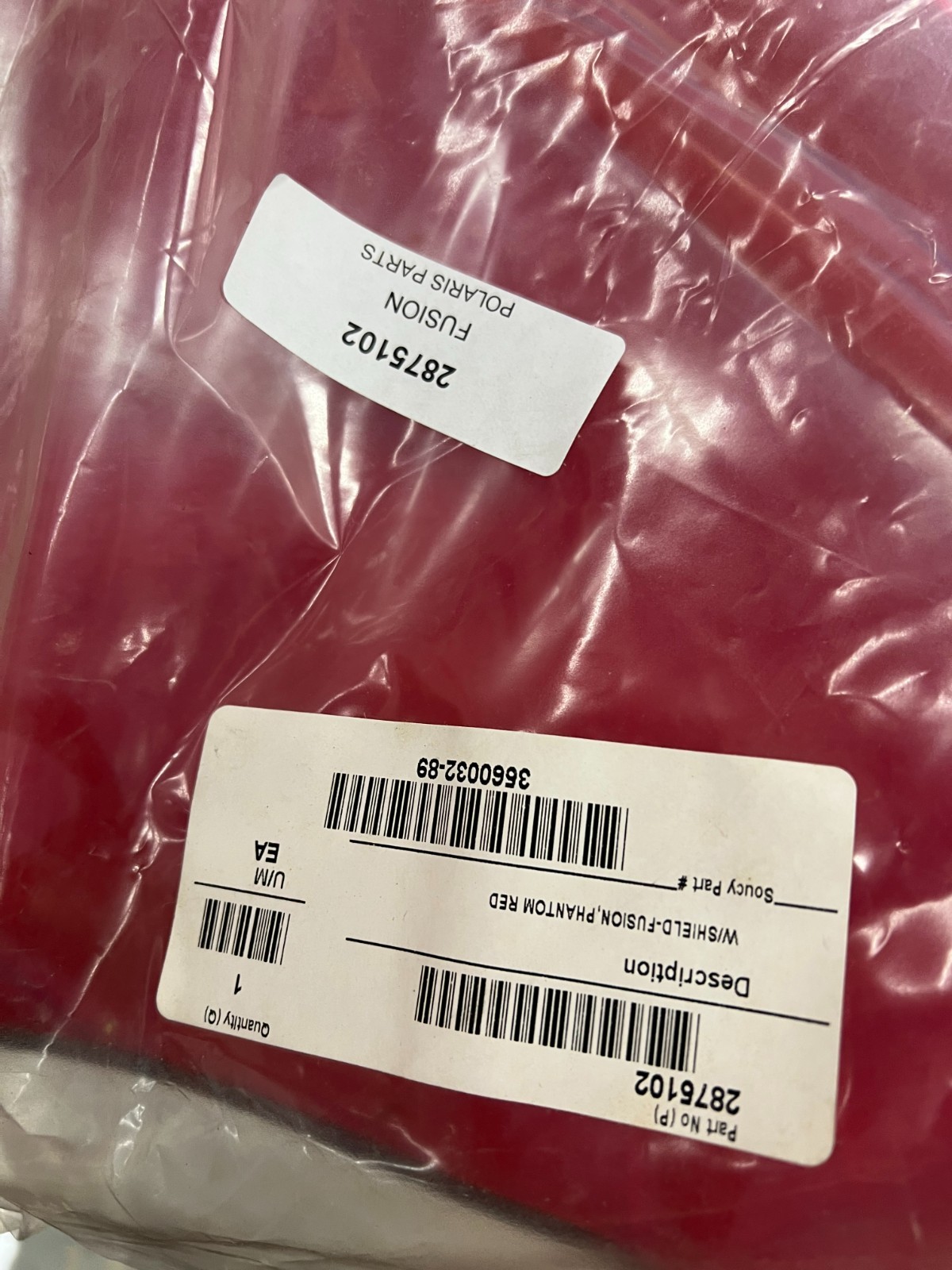 Polaris OEM Fusion Red Windshield 2875102