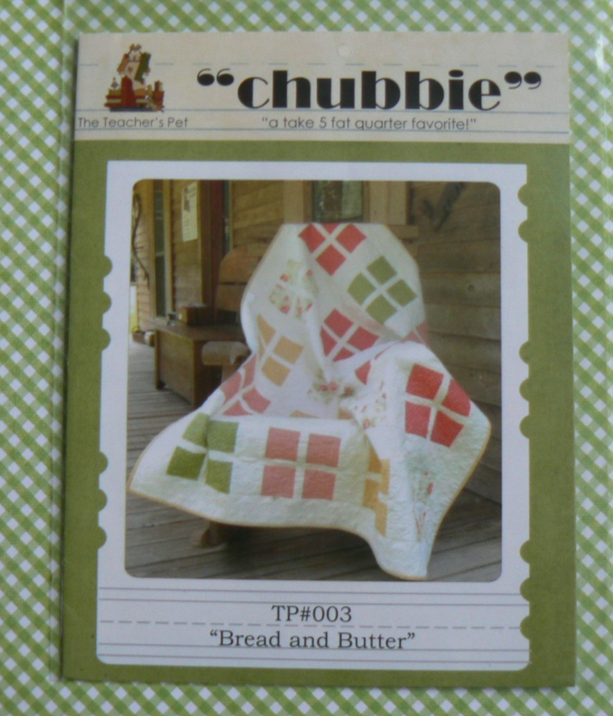 Chubbie - TP#003 Bread & Butter, 5" fat quarter pattern NEW IN BAG