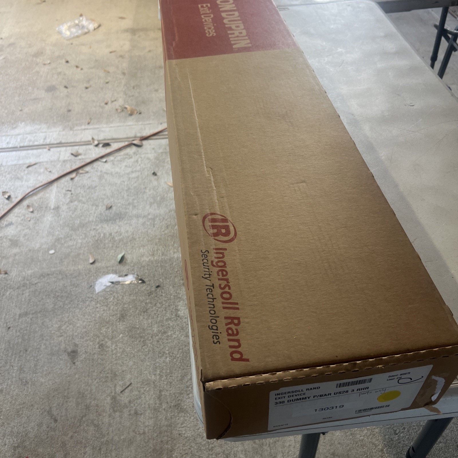 Von Duprin Exit Device 330 DUMMY P/BAR US28 3 RHR