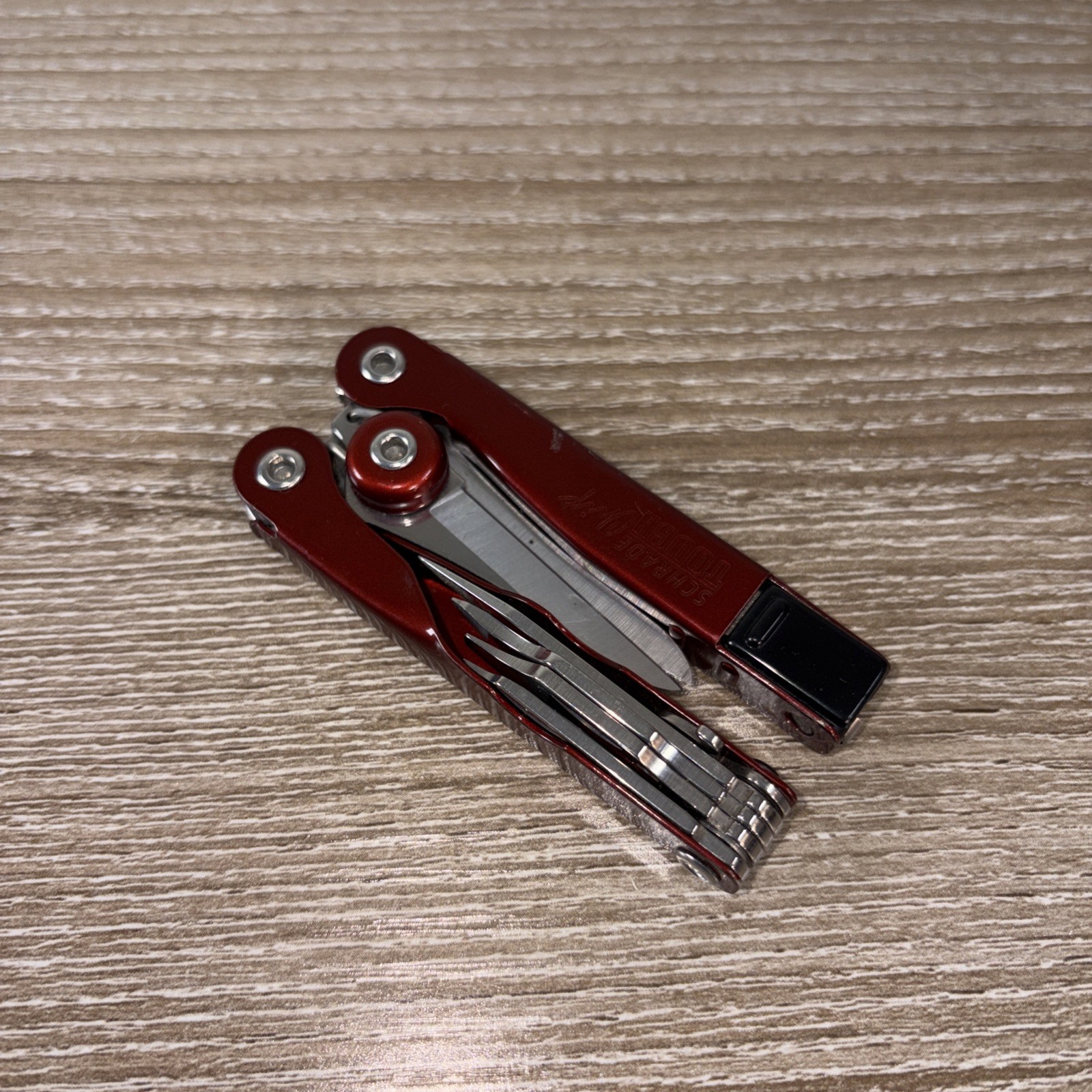 Schrade Tough Chip ST2 Compact Multi-Tool With Nylon Sheath USA