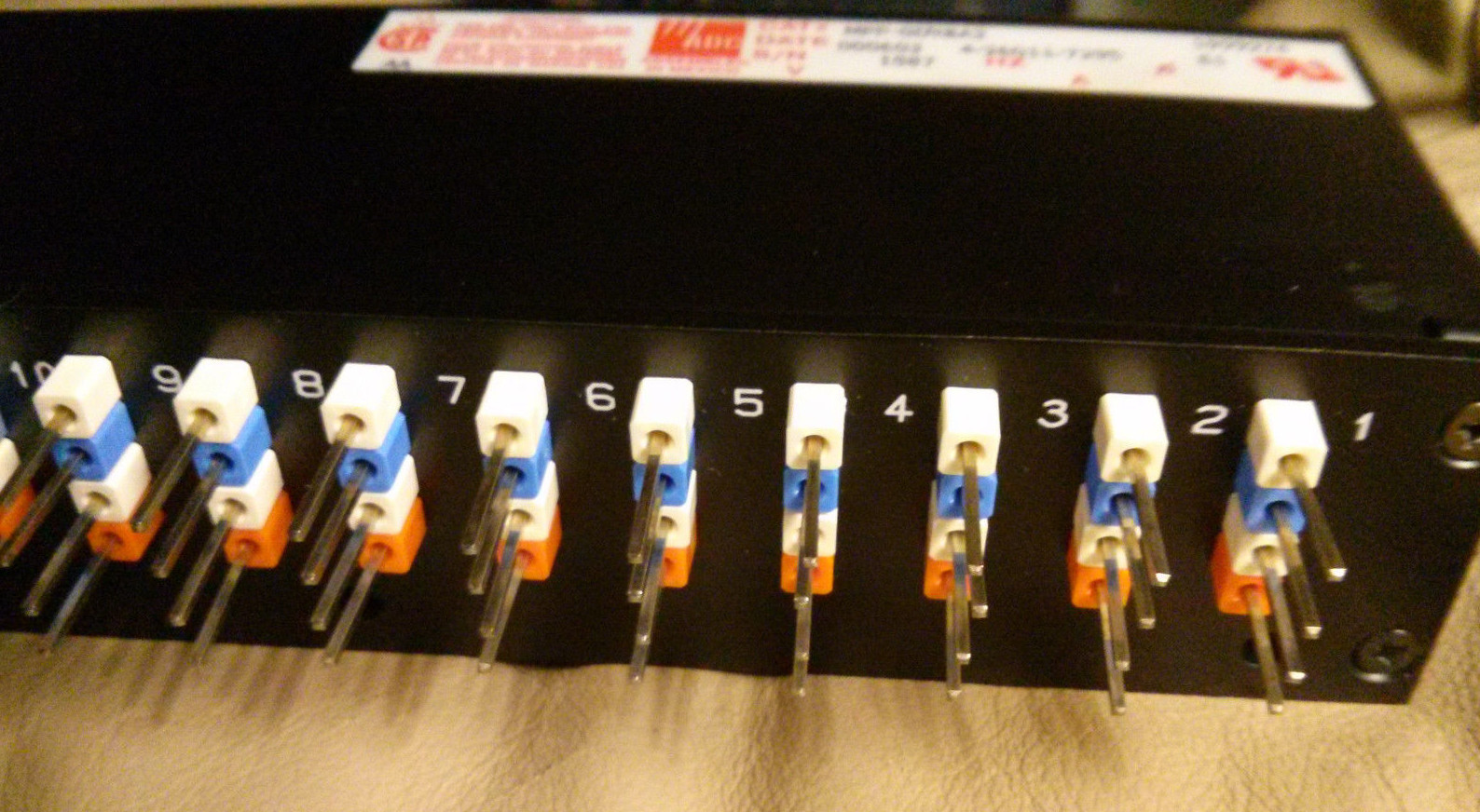 ADC MPPGDXBA2 Patch Panel 4 Wire RJ48c, 28 Position RJ48c Wire Wrap