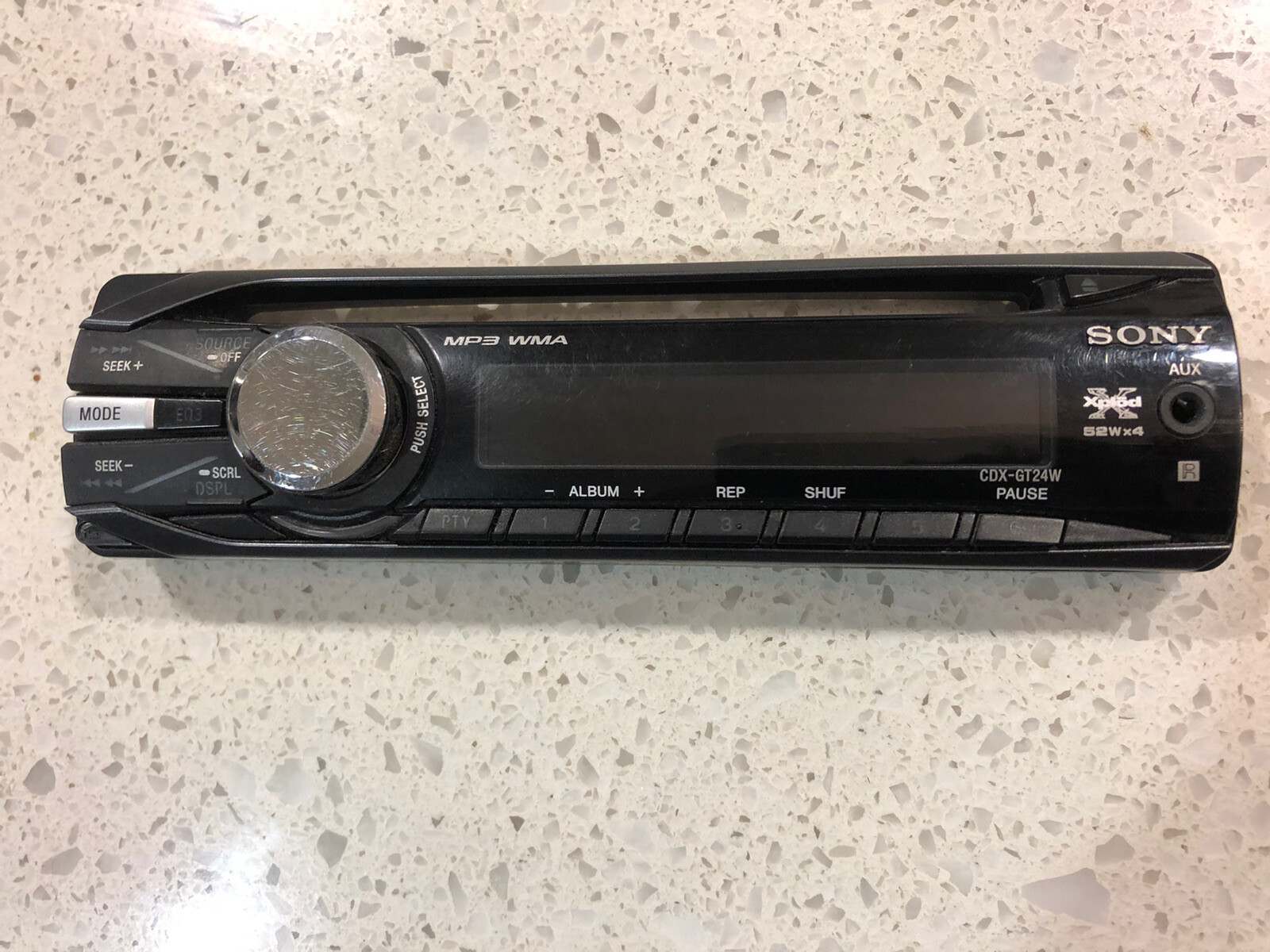 SONY CDX-GT24W CAR STEREO FACEPLATE FACTORY ONLY SONY CDX-GT24W FACEPLATE OEM🟠