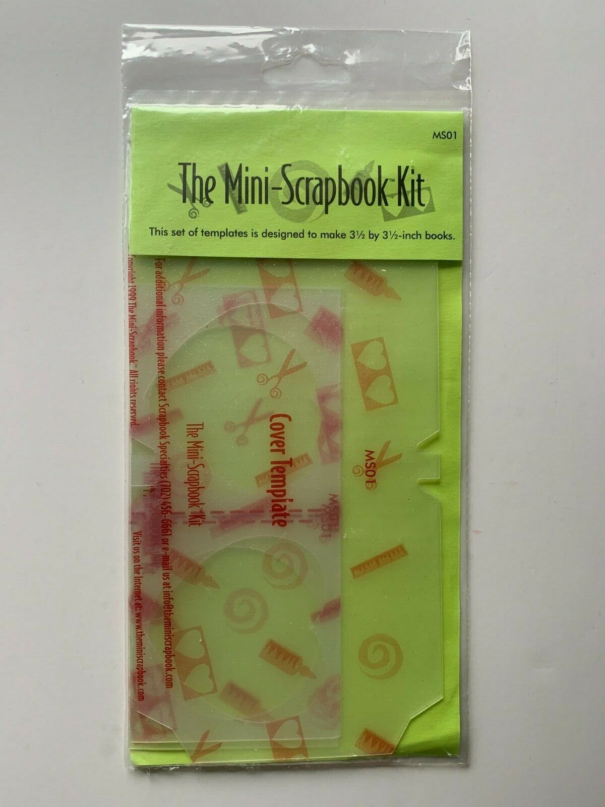Mini Scrapbook Kit Make Your Own 3.5" x 3.5" Books in Less Than 1 Hour