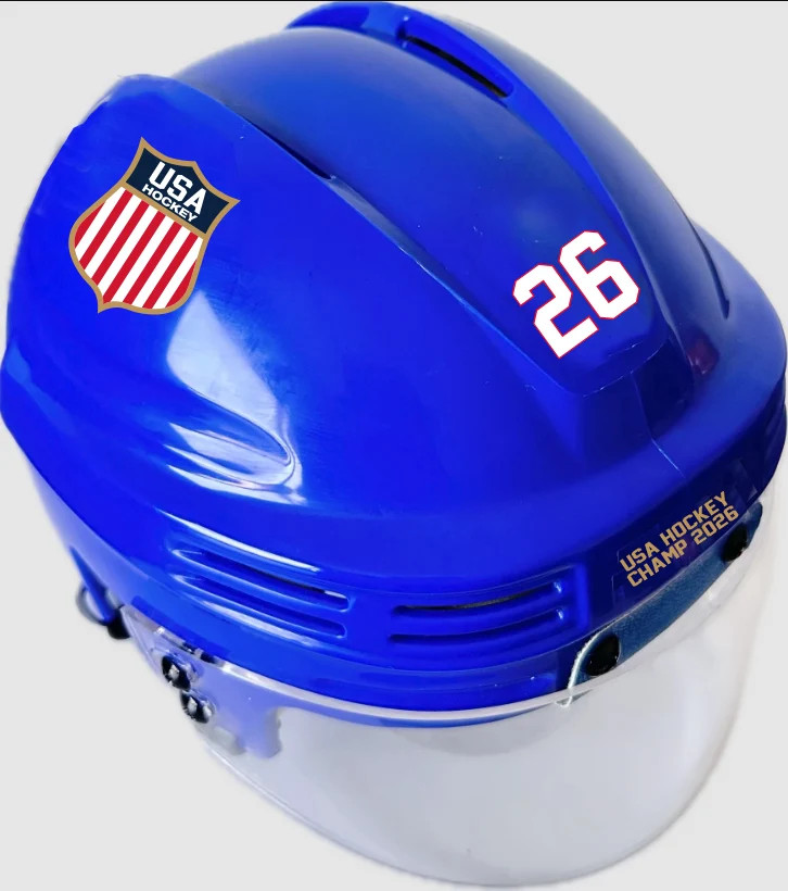 USA Hockey 2026 Mini Collector Helmet - Blue