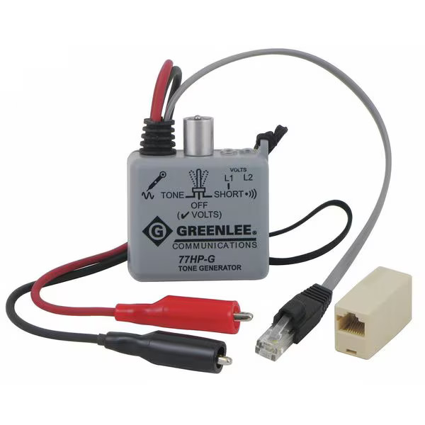 Tempo Communications Tone Generator,RJ11, RJ45, Modular Plug 77HP-G Tempo