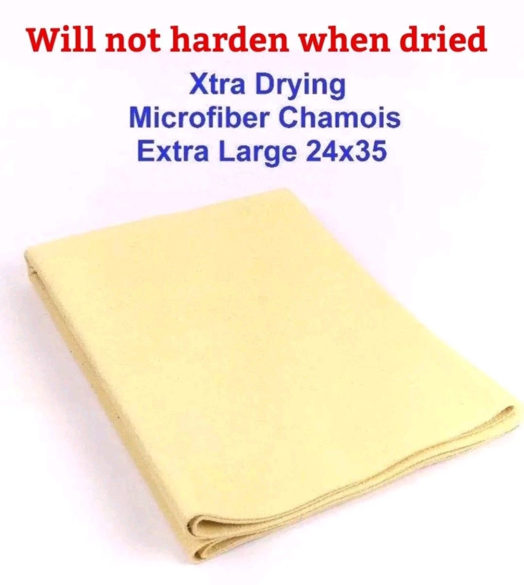 Large Natural Chamois Leather Car Cleaning Cloth Washing Absorbent Drying Towel