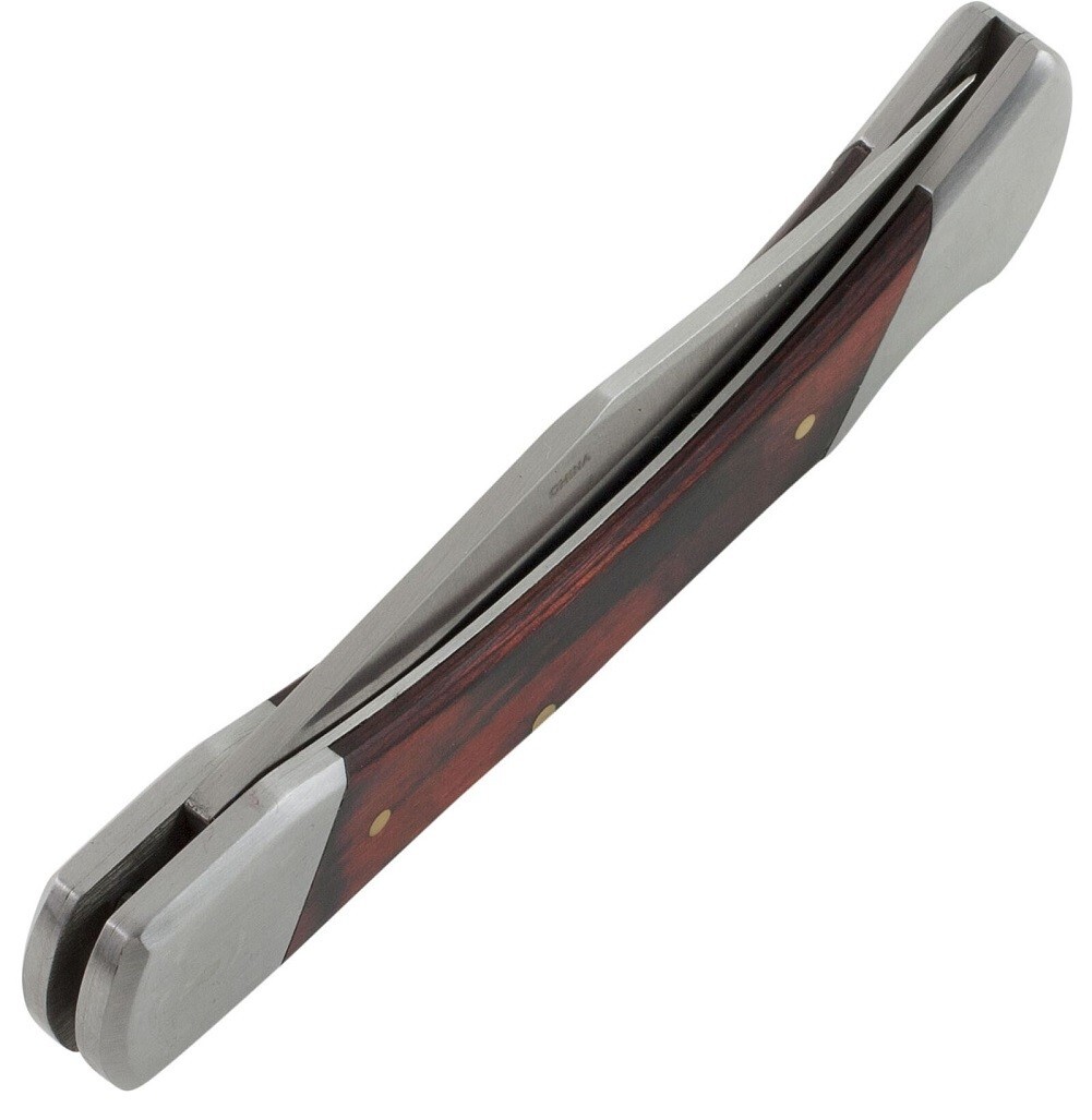 Large 8.5" Classic Lockback Folding Knife - Beautiful Hardwood Handles - 110