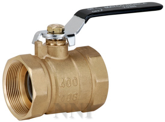 3" Female NPT Forged Brass Ball Valves 400WOG Standard Port
