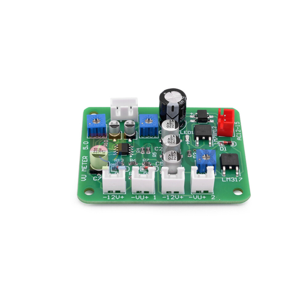 2x VU Meter DB Panel Sound Level Display & Driver Board for DIY Amplifier New