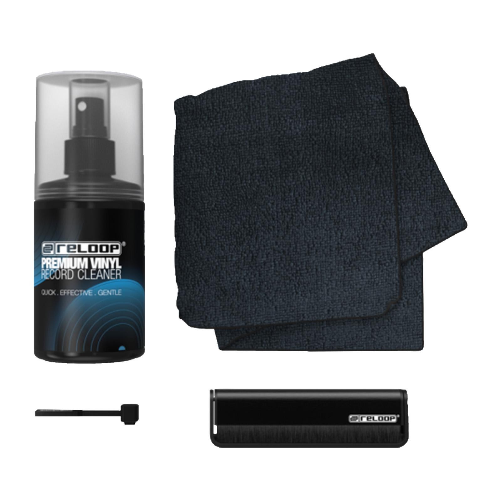 Reloop Premium Vinyl & Stylus Cleaning Set for CDs & Pick-Up Needles