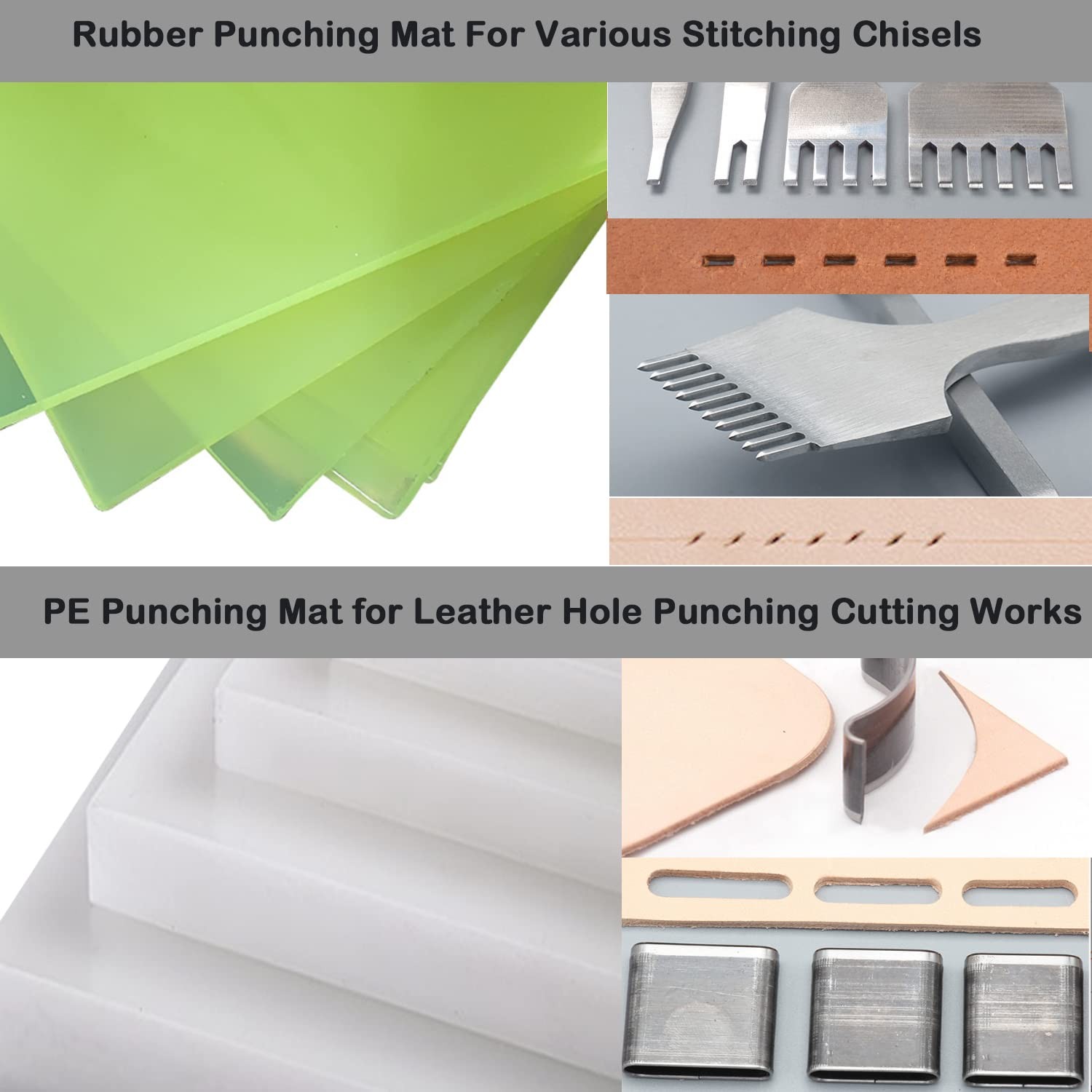 Leather Punch Pads Punching Mats Sound Absorbing Pad Middle Version 3 Pack
