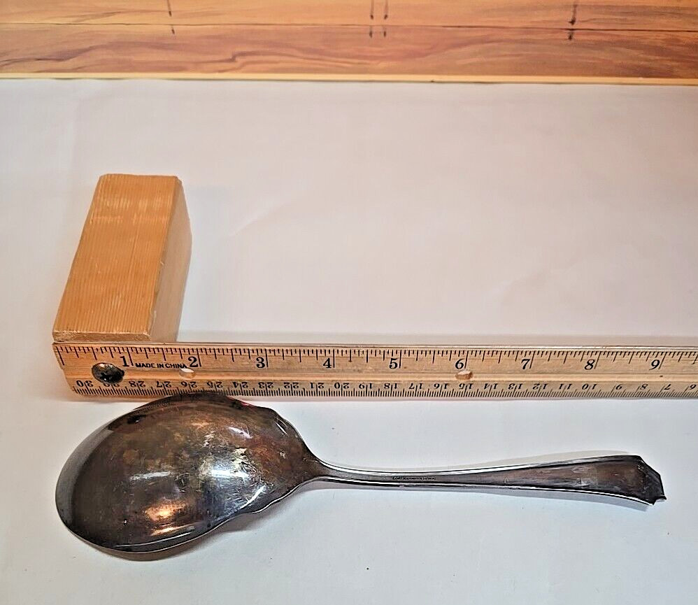 "Ajax" Silverplate 9" Serving Spoon