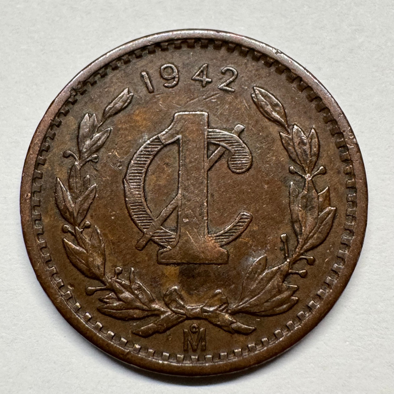1942 Mexico 1 Centavo - Coin #D-052
