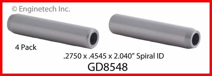 Enginetech GD8548 Engine Valve Guide 4 Pack for Chrysler 300M and Concorde Model