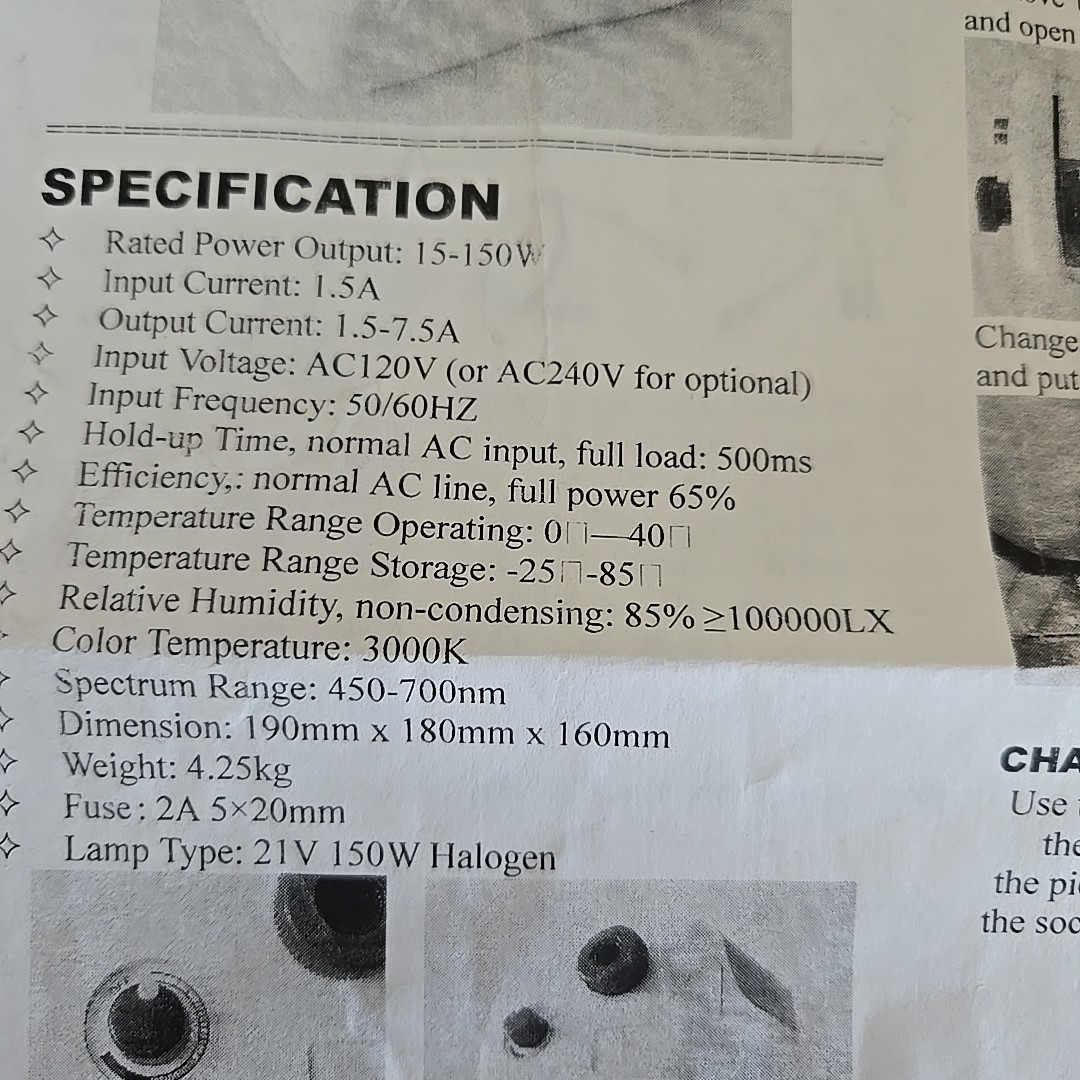 View Solutions Fiber Optic Illuminator