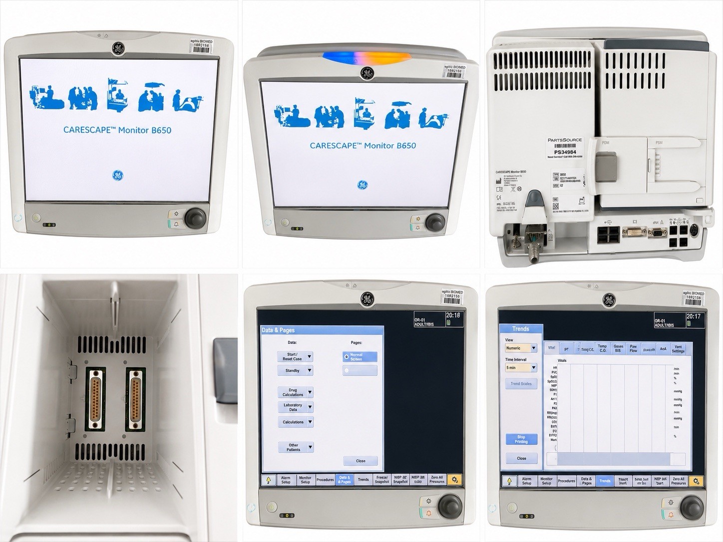 GE CARESCAPE B650 MONITOR. POWERS ON.  FAST SHIPPING!