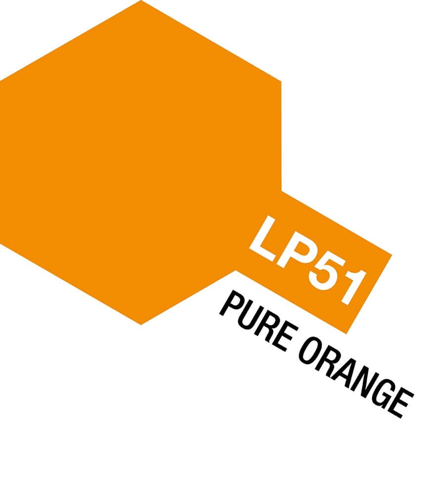 Tamiya Lacquer LP-51 Pure Orange Paint Jar 82151