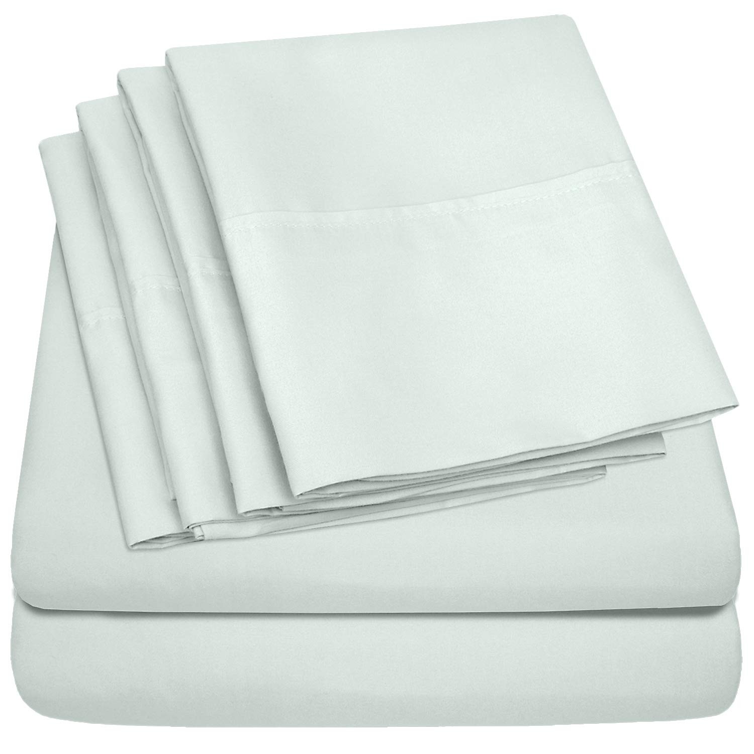 Cal King Size Bed Sheets - 6 Piece 1500 Supreme Collection Fine Brushed Micro...