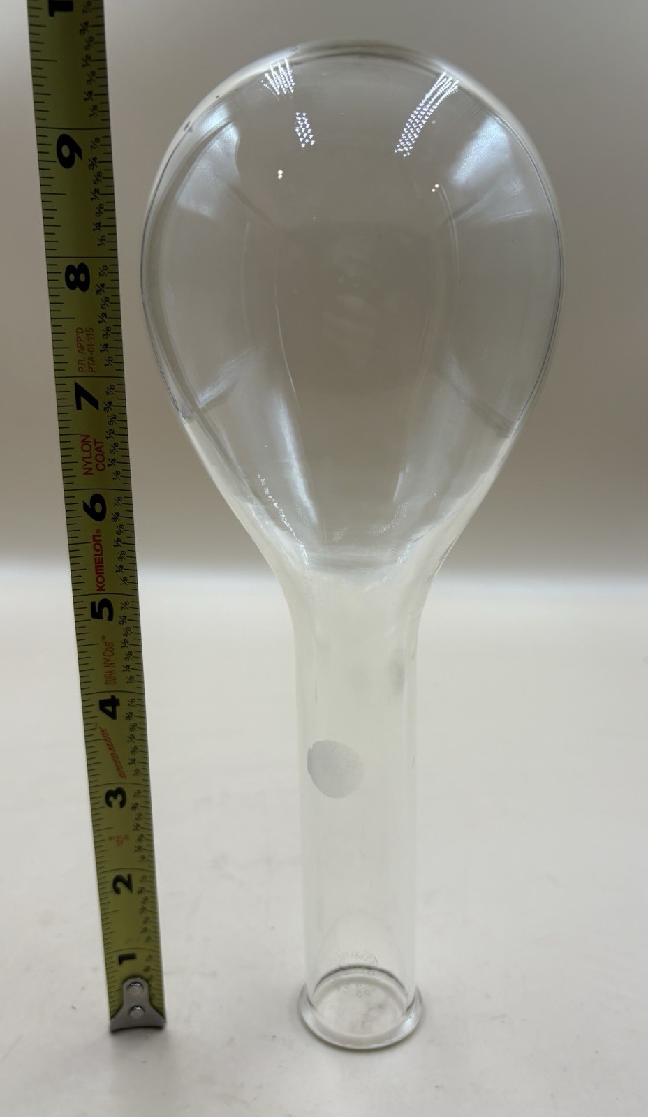 Pyrex by Corning 500ml Long Neck Clear Glass Flask Round Bottom