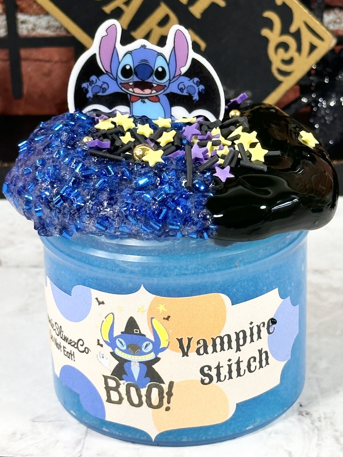 Vampire Stitch Jelly Bingsu & Thick and Glossy Slime~ Halloween Fall ~ ASMR