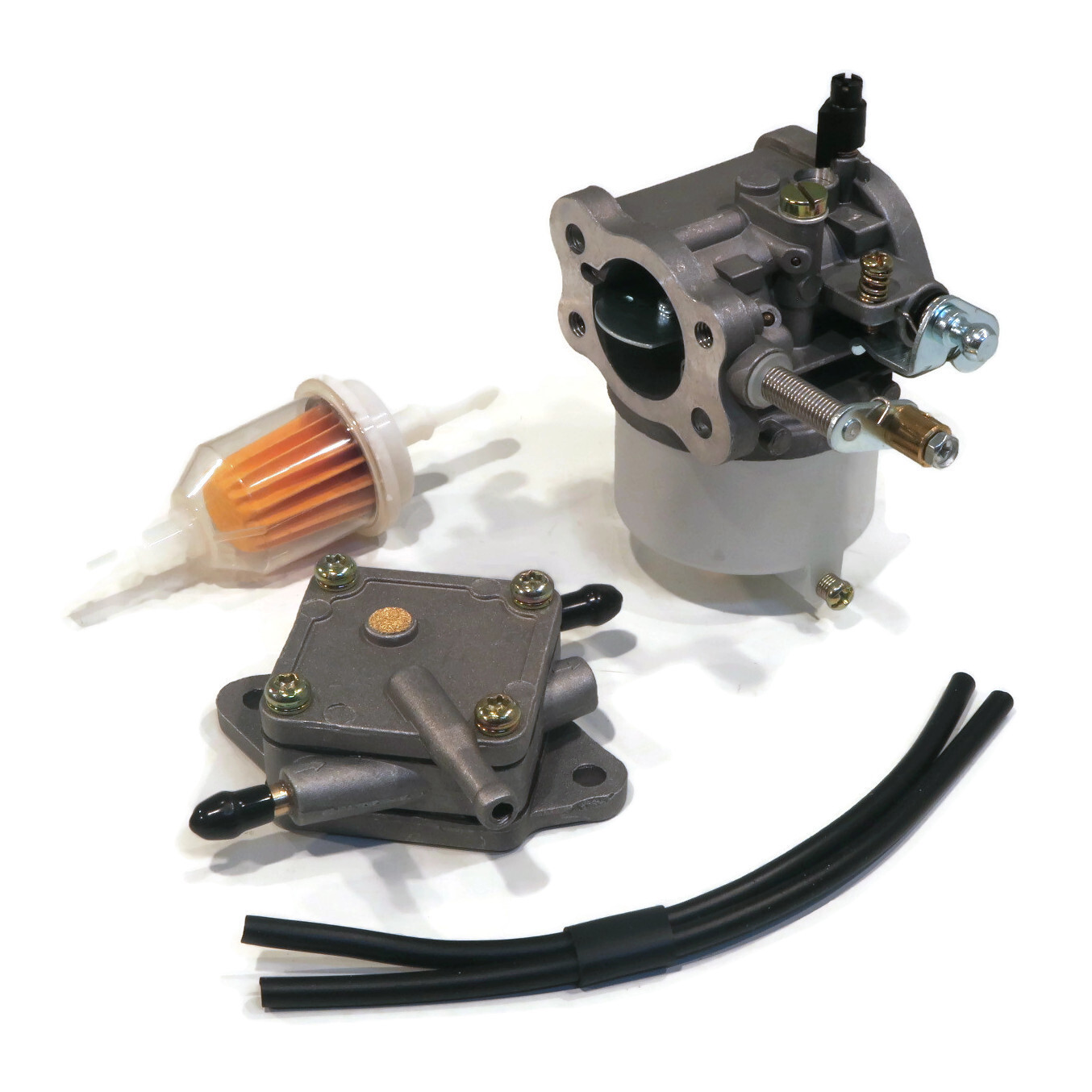 Carburetor w/ Fuel Filter & Pump for EZGO Golf Cart Marathon TXT 295cc 1994-2022