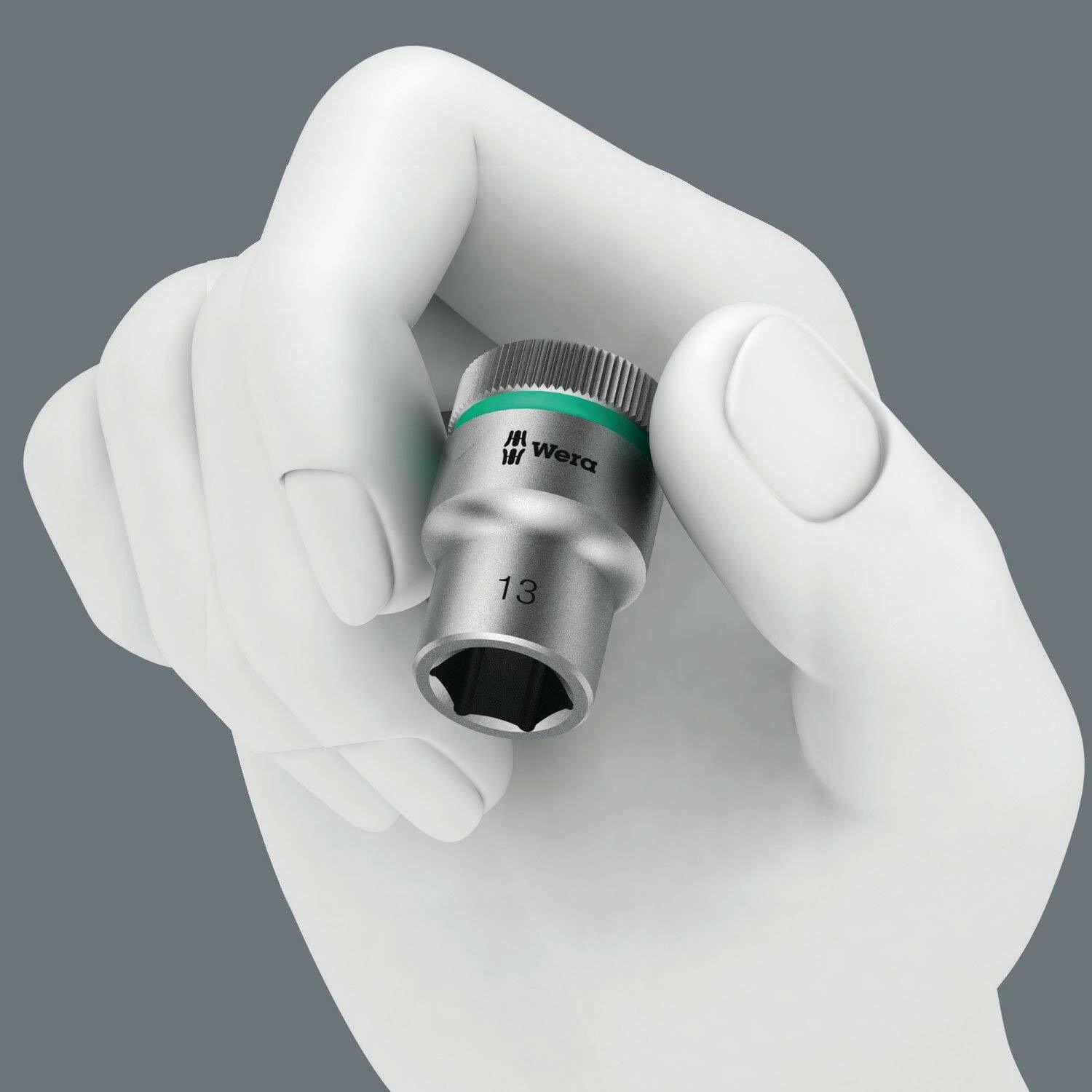 Wera 05003522001 8790 HMA Zyklop 1/4" Socket, 1/2" Hex Head