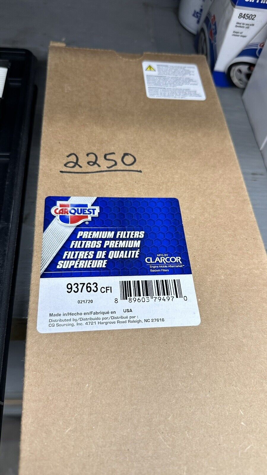 Carquest 93763 Filter
