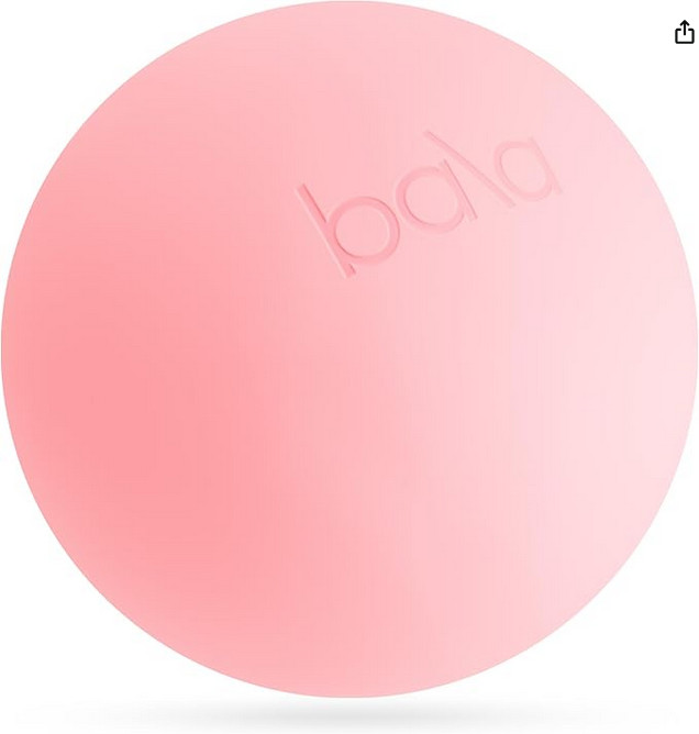 Free Pump Pink Bala 8 inch Non-Weighted Ball Pilates Barre Yoga New