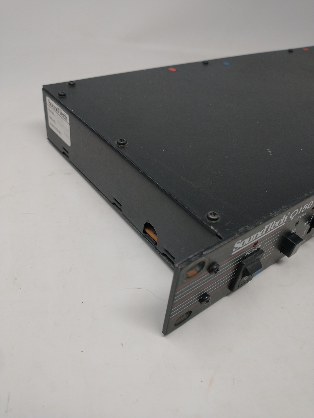 SoundTech Q150 Single Space 15 Band Stereo EQ Equalizer Rack Mountable Vintage