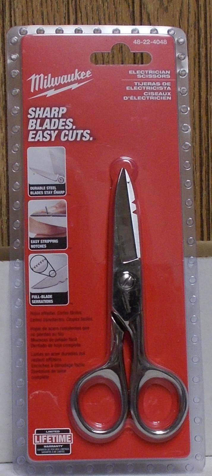 Milwaukee 48-22-4048 Electrician Scissors With Easy Stripping Notches