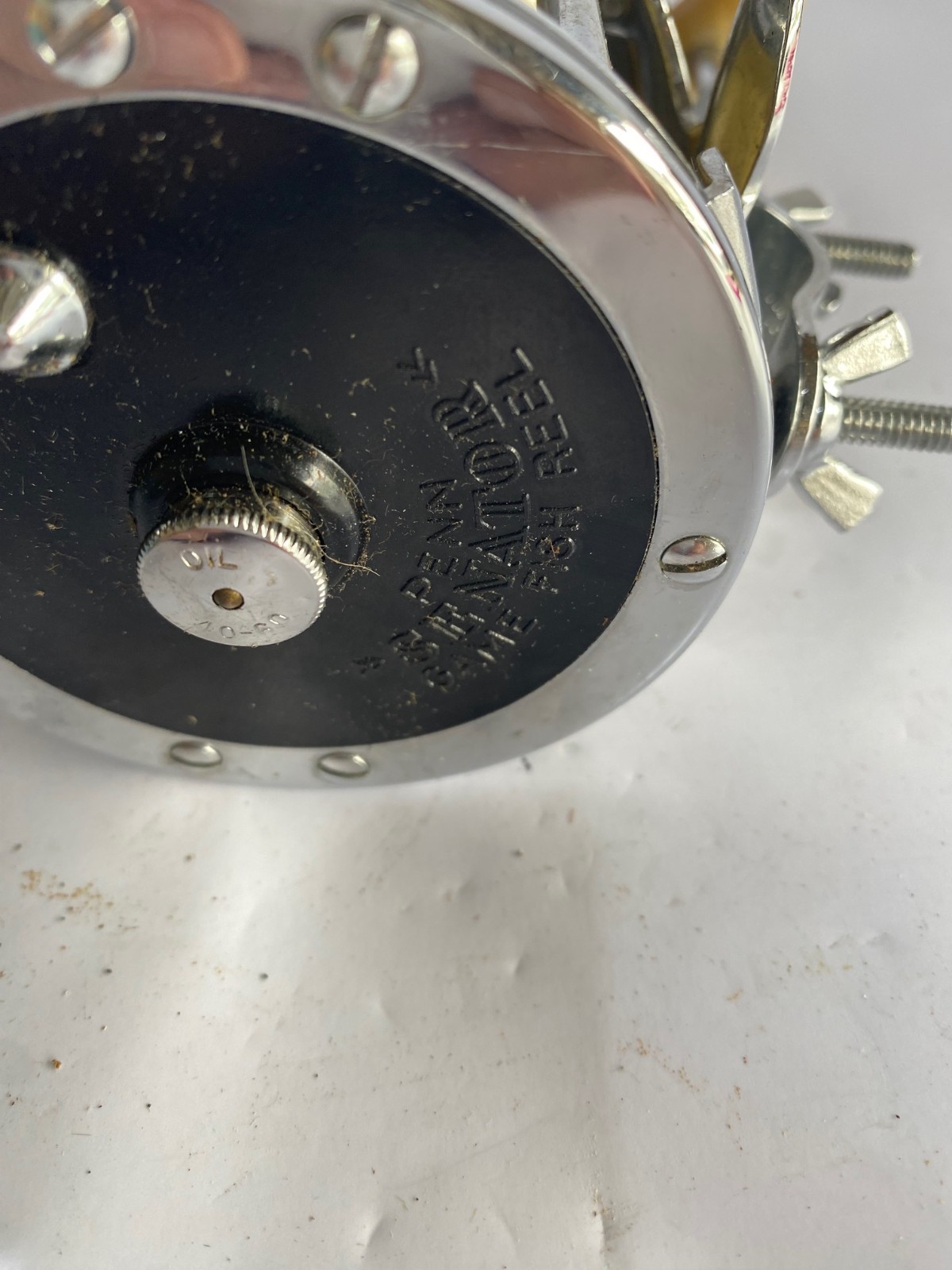 Vintage Penn 3/0 Senator Fishing Reel. Metal Spool Non-Slip Gears